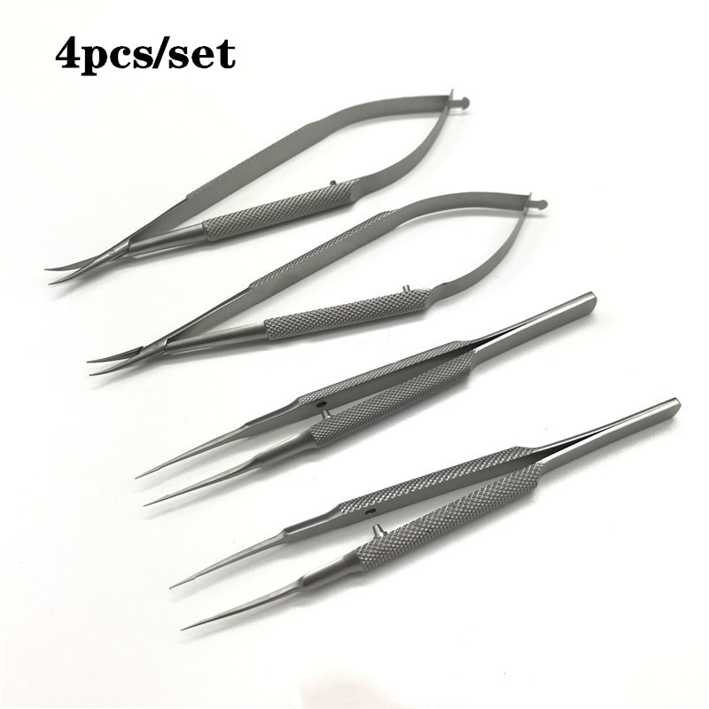 12.5cm scissors+Needle holders +tweezers stainless st..